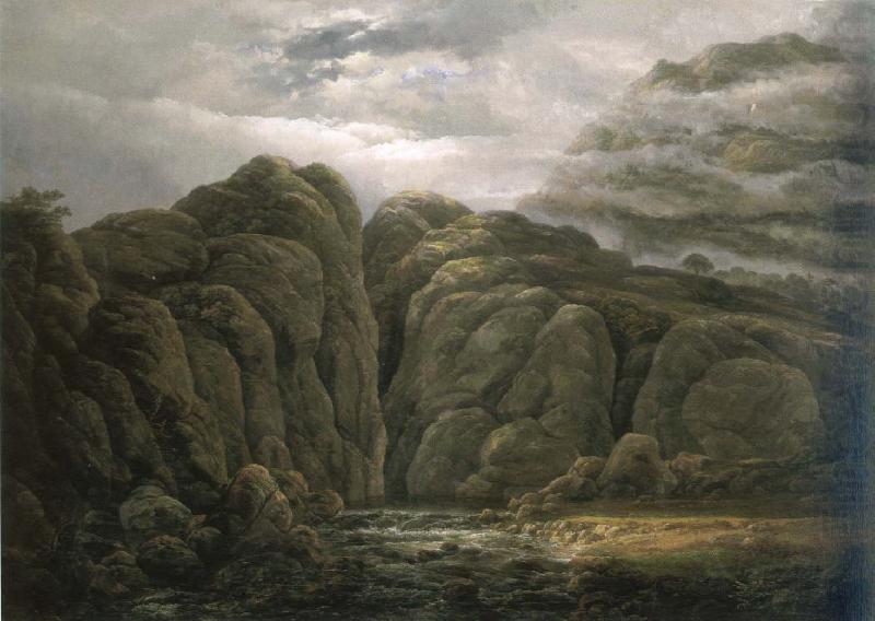 Johan Christian Dahl norwegian mountain landscape oil painting picture